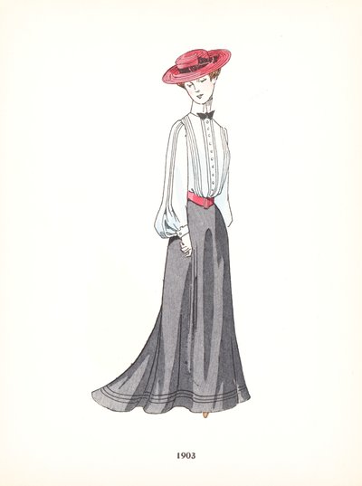 Damemote, 1903 av French School