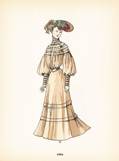Damemote, 1904 av French School