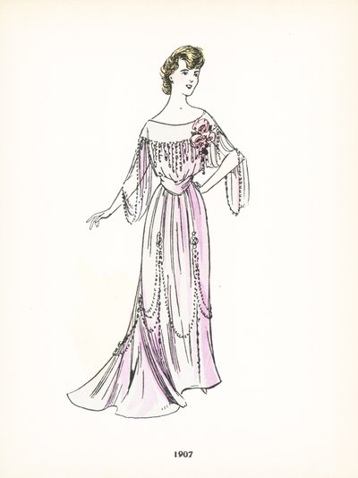 Damemote, 1907 av French School
