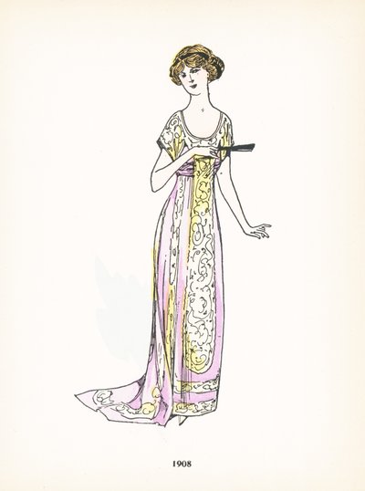 Damemote, 1908 av French School