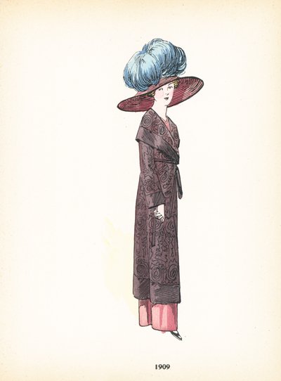 Damemote, 1909 av French School