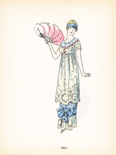 Damemote, 1911 av French School