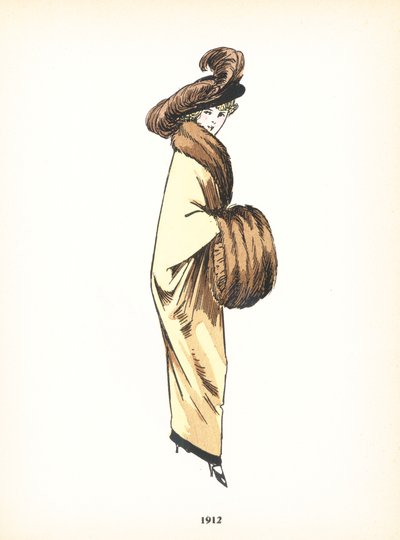 Damemote, 1912 av French School