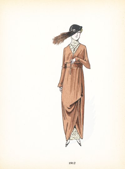 Damemote, 1912 av French School