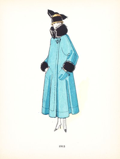 Damemote, 1915 av French School