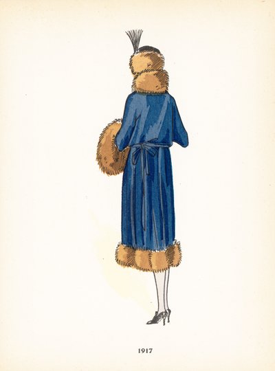 Damemote, 1917 av French School