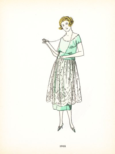 Damemote, 1918 av French School