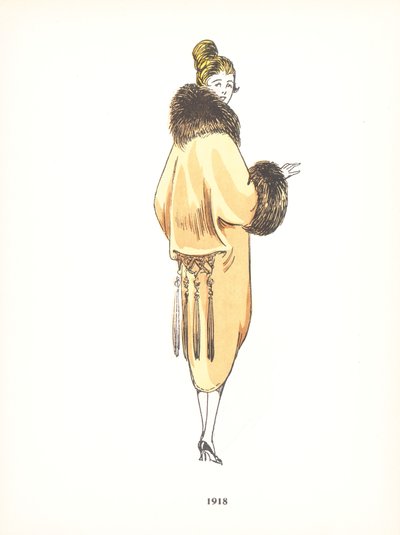 Damemote, 1918 av French School