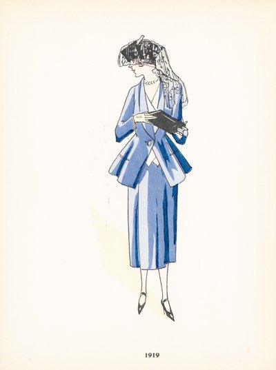 Damemote, 1919 av French School