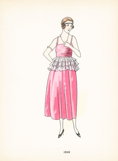 Damemote, 1919 av French School
