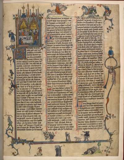 Lancelot-Grail (The Prose Vulgate Cycle), Legg til MS 10294/1 f.1dr av French School