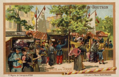 Landyachter (chromolitho) av French School