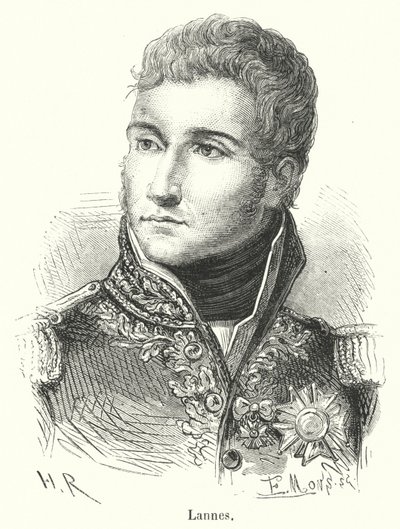Lannes (gravering) av French School