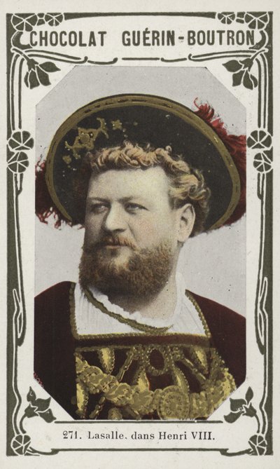 Lasalle, i Henry VIII (farget bilde) av French School
