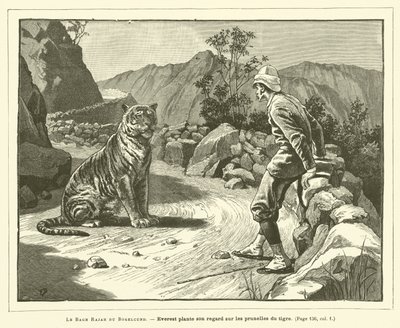 Le Bagh Rajah Du Bogelcund (gravering) av French School