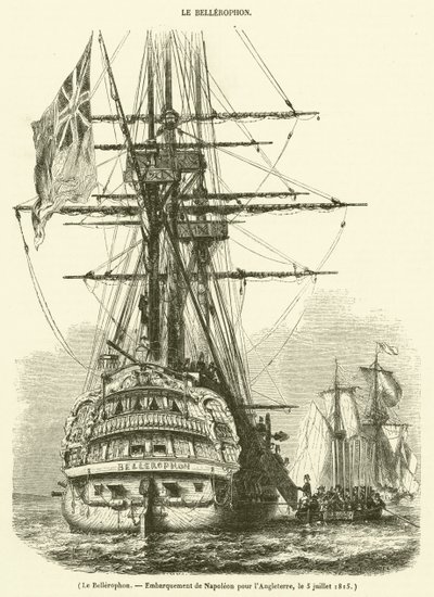 Le Bellerophon (gravering) av French School