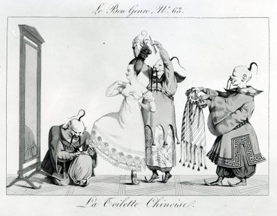 Le Bon Genre - Det kinesiske toalettet, 1813 av French School