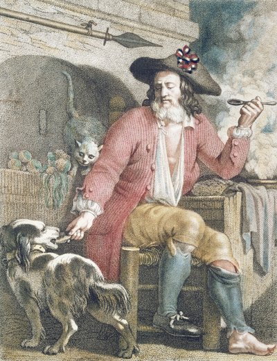 The Good Sans-Culotte, ca. 1789 (se 161092 for bw) av French School