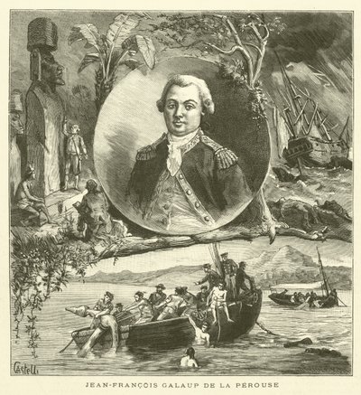 Centenary of La Perouse (gravering) av French School