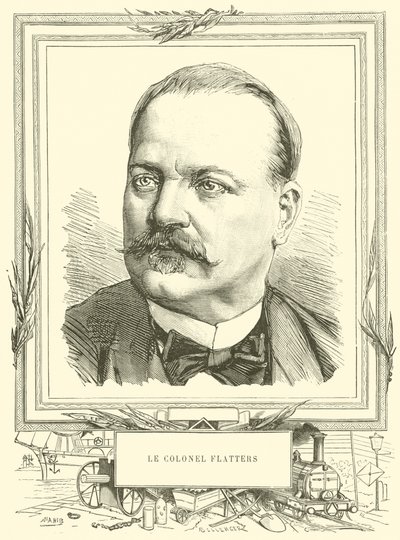 Le Colonel Flatters (gravering) av French School