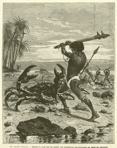 Røverkrabben (gravering) av French School