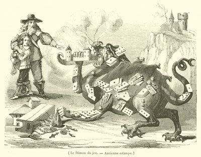 Spillets demon (gravering) av French School