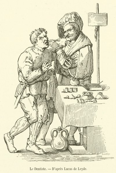Tannlegen (gravering) av French School
