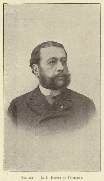 Dr. Hureau de Villeneuve (gravering) av French School