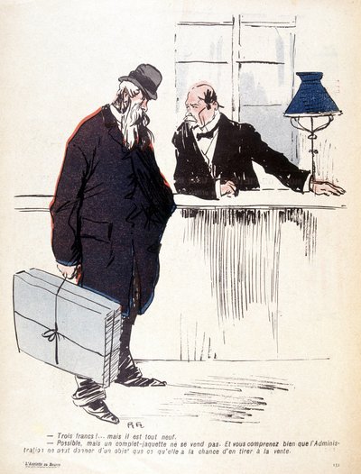 Mont-de-Piété - i "Smørtallerkenen" av 06.03.1905 av French School