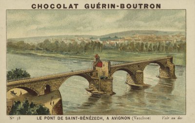 Saint-Benezech-broen, i Avignon, Vaucluse av French School