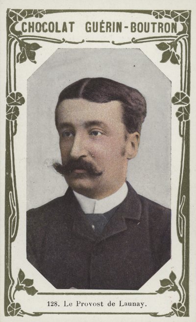 The Provost of Launay (farget bilde) av French School