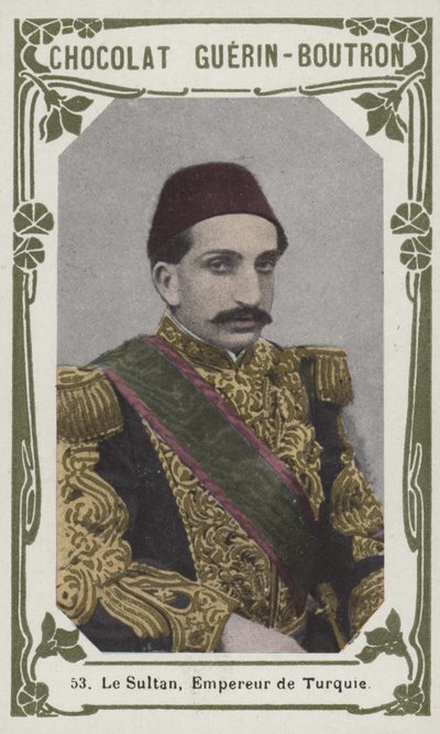 Sultanen, keiser av Tyrkia (farget bilde) av French School