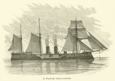 Tegethoff, østerriksk brystplate (gravering) av French School