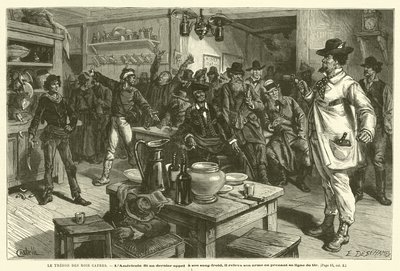 The Treasure Of The Kaffir Kings (gravering) av French School