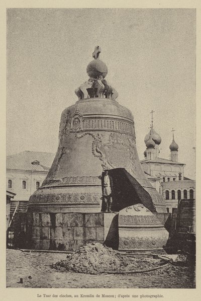 The Tsar of the Bells, i Kreml i Moskva (gravering) av French School
