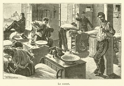 Le Casert (gravering) av French School