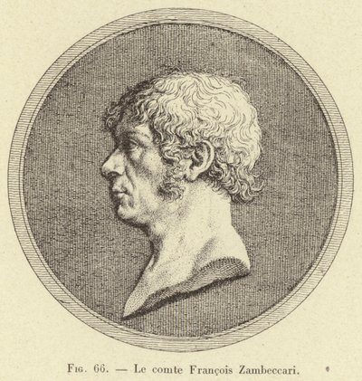 Grev Francois Zambeccari (gravering) av French School