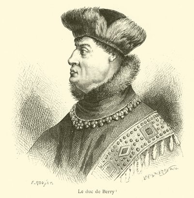 Le duc de Berry (gravering) av French School
