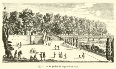 Regnards hage i 1650 av French School