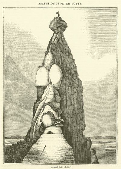 Peter-Botte-fjellet (gravering) av French School
