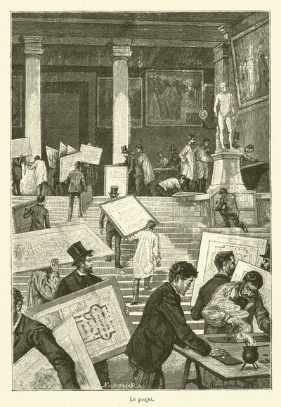 Prosjektet (gravering) av French School