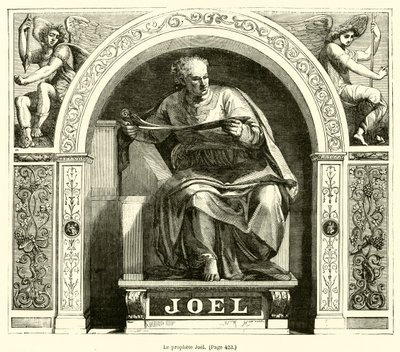 Profeten Joel (gravering) av French School