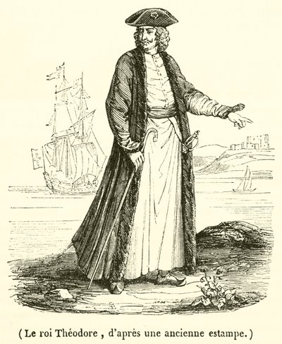 Le roi Theodore (gravering) av French School