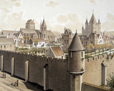 Le temple de Paris et la rue Royale, sd. 1600-tallet - i "Paris gjennom tidene: le temple et la rue Royale", slutten av 1800-tallet av French School