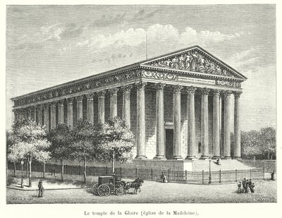 The Temple of Glory, Madeleine-kirken av French School