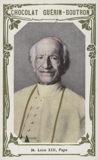 Leon XIII, Pape (farget bilde) av French School