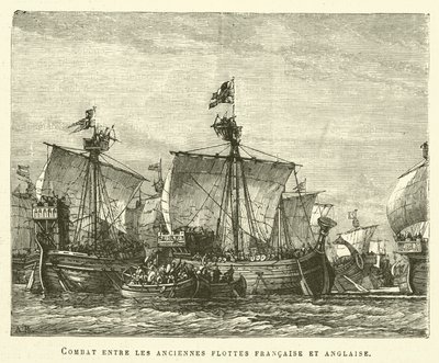 De gamle flåtene (gravering) av French School