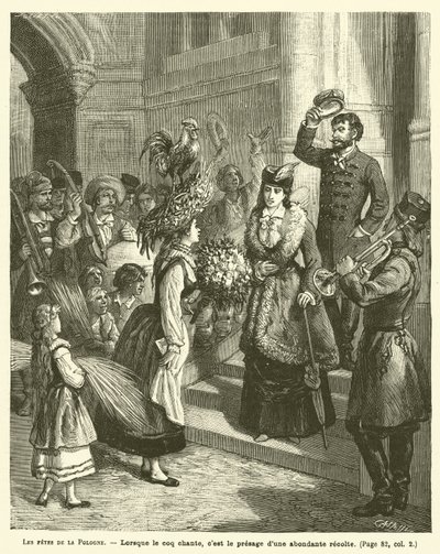 Helligdagene i Polen (gravering) av French School