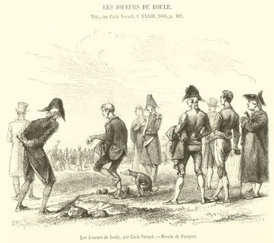 Ballspillerne (gravering) av French School