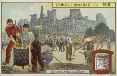 Liebig-kort med veivedlikehold av French School